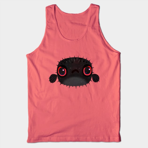 Angry puffer Tank Top by pikaole